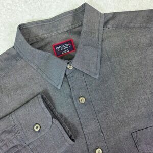 UNTUCKit Casablanca Button up Shirt Men's Size‎ X-Large Gray Long Sleeve Casual
